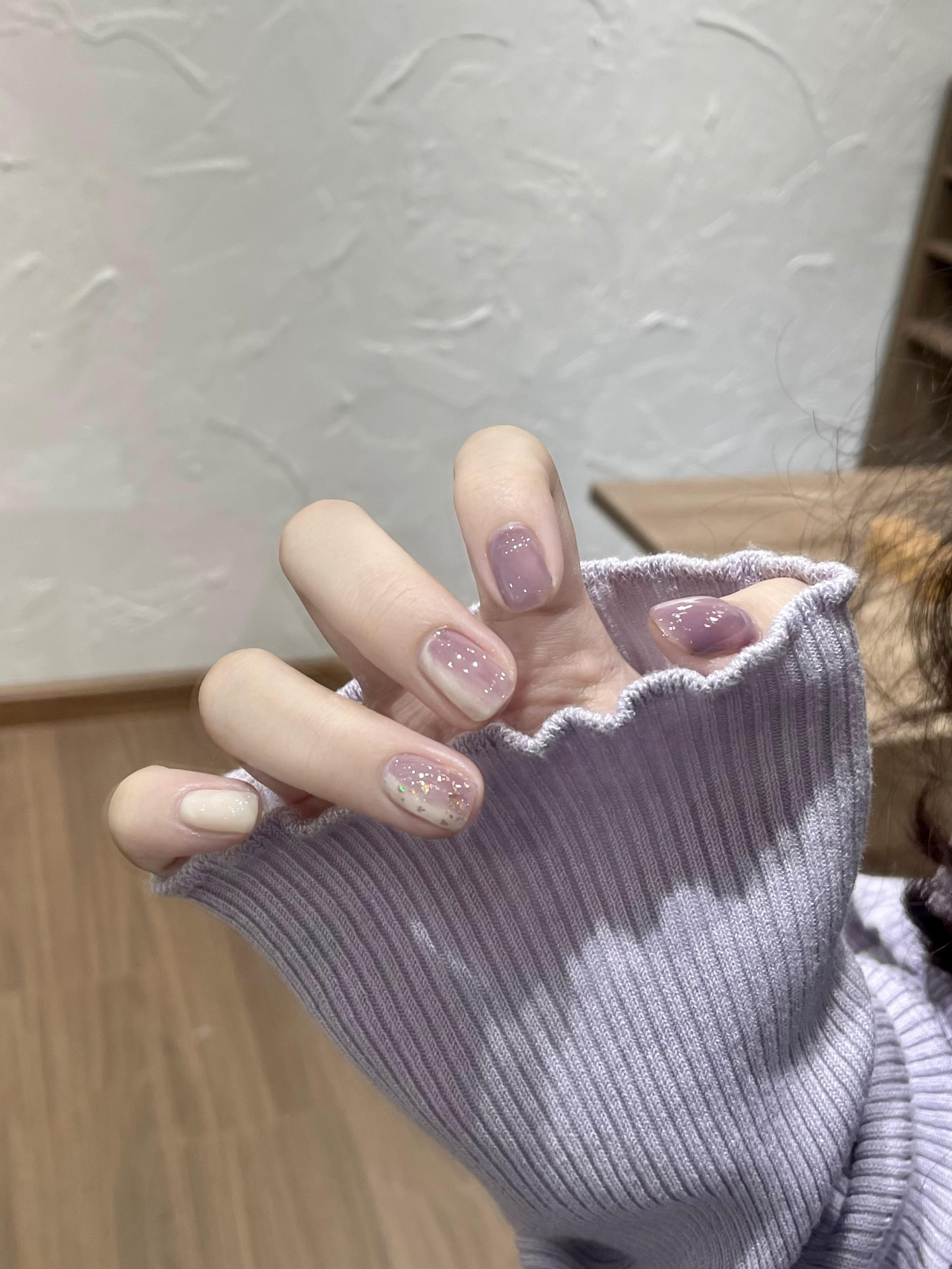 天！这个紫色也太温柔了叭～🎊低饱和yyds、一整个爱住了🥰 ​​​