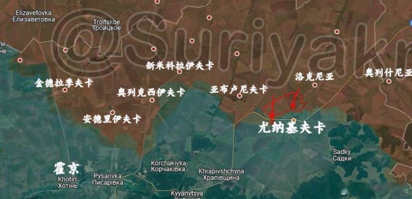 俄乌局势新进展 suriyak更新6.10俄乌局势1、苏梅：俄军在尤纳基夫卡北部