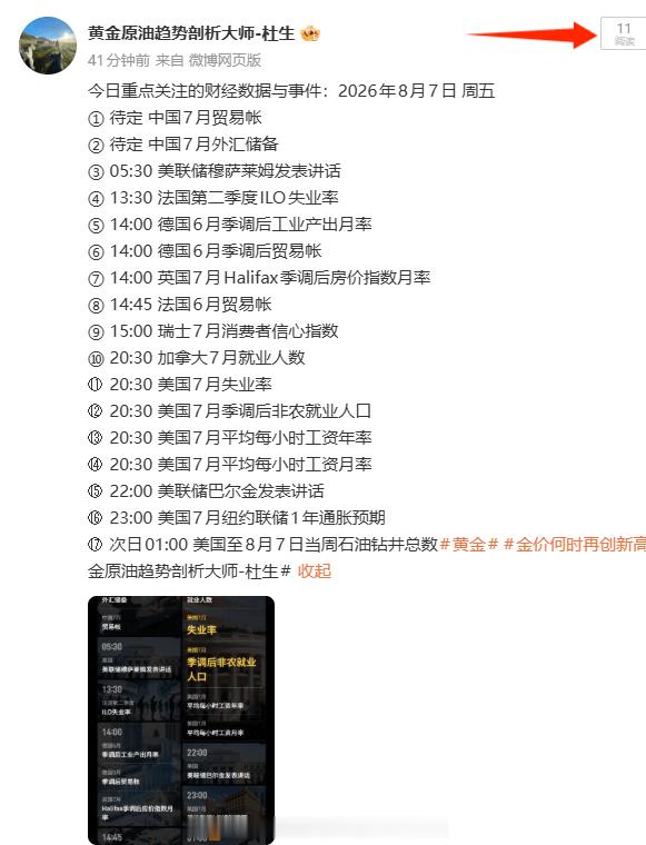 微博限制，再发一遍黄金金价沃什将准备在9月加息金价急涨怎么操作