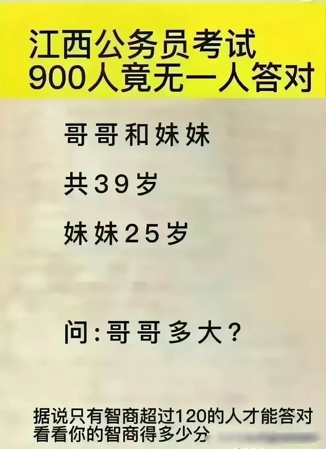 竟无一人答对！ ​​​