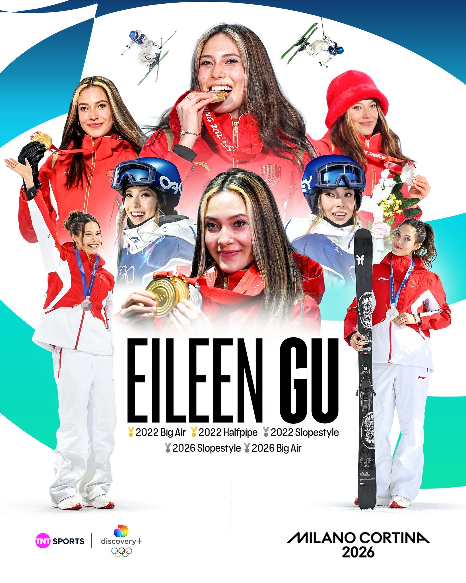 米兰冬奥会自由式滑雪女子大跳台决赛，谷爱凌再次收获银牌，这是她本届赛事收获的第二