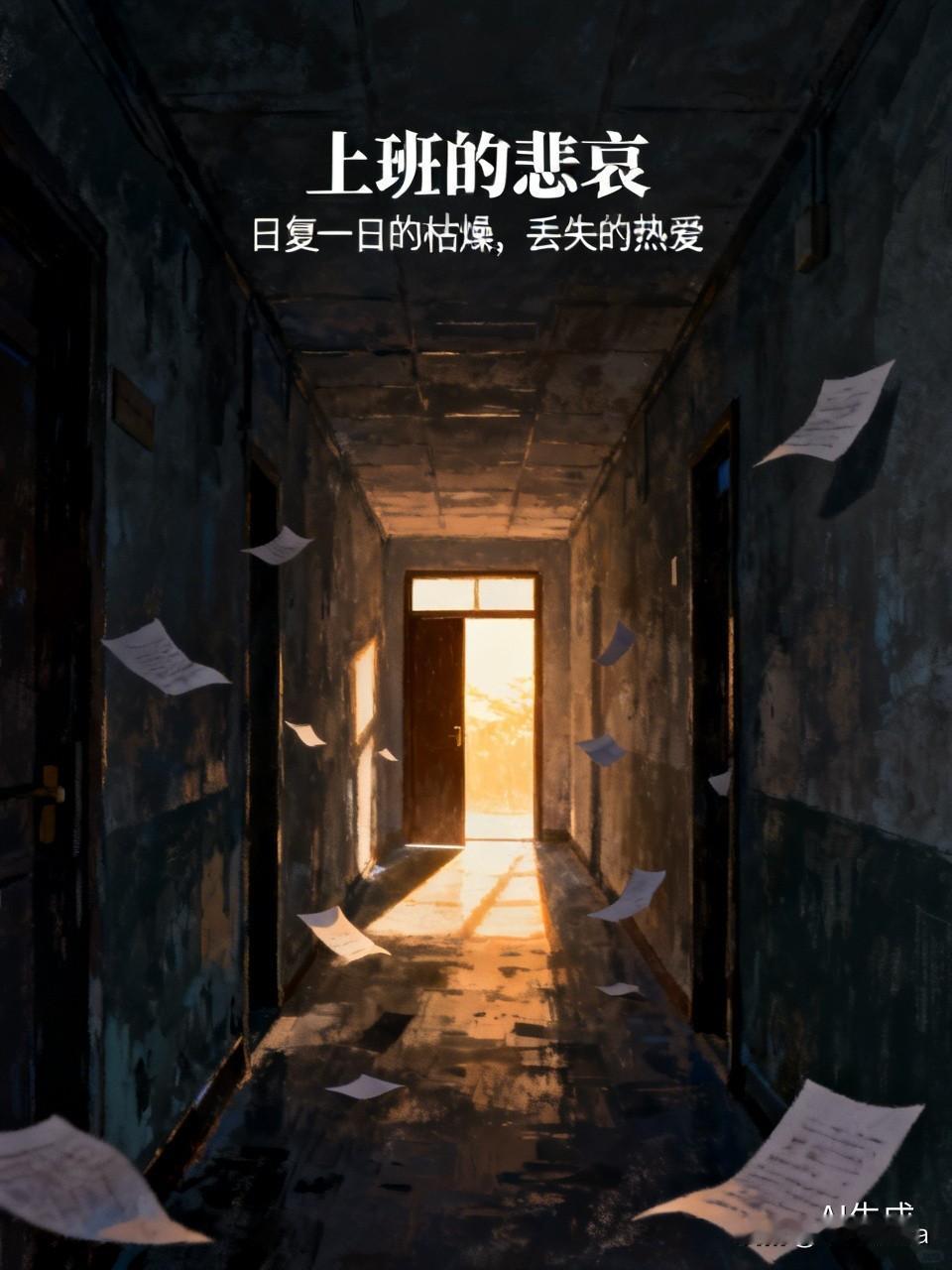 上班最大的悲哀是什么?上班最大的悲哀，莫过于日复一日重复着枯燥的工作，拿着微薄的