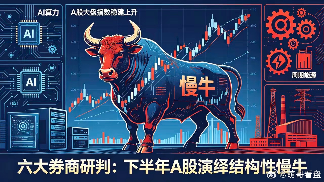 六大头部券商一致预判，2026下半年A股走结构性慢牛，二三季度有望冲高创新高，四