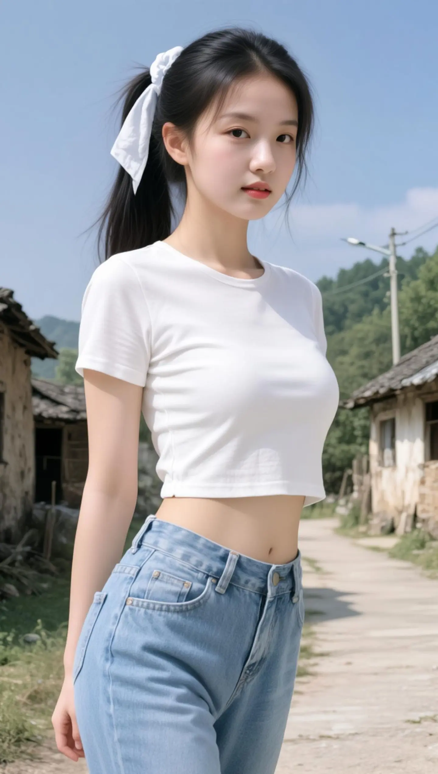 AI乡村日常风写真 ai创作