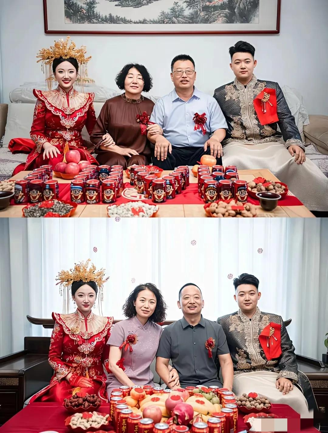 考考你！哪个是婆家，哪个是娘家？
我敢说，看得出来的都是观察能力很强的人。[赞]