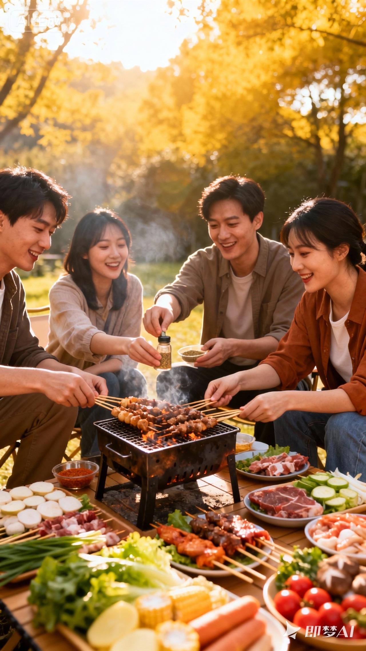 实验室证明：同样火力同样时间用煤气和炭火烤同款肉，炭火烤的更好吃。
原因是：炭火