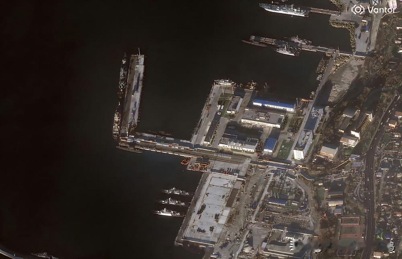 几张昨天乌克兰安全局使用“海底婴儿”自杀式水下无人艇袭击新罗西斯克港内636.3