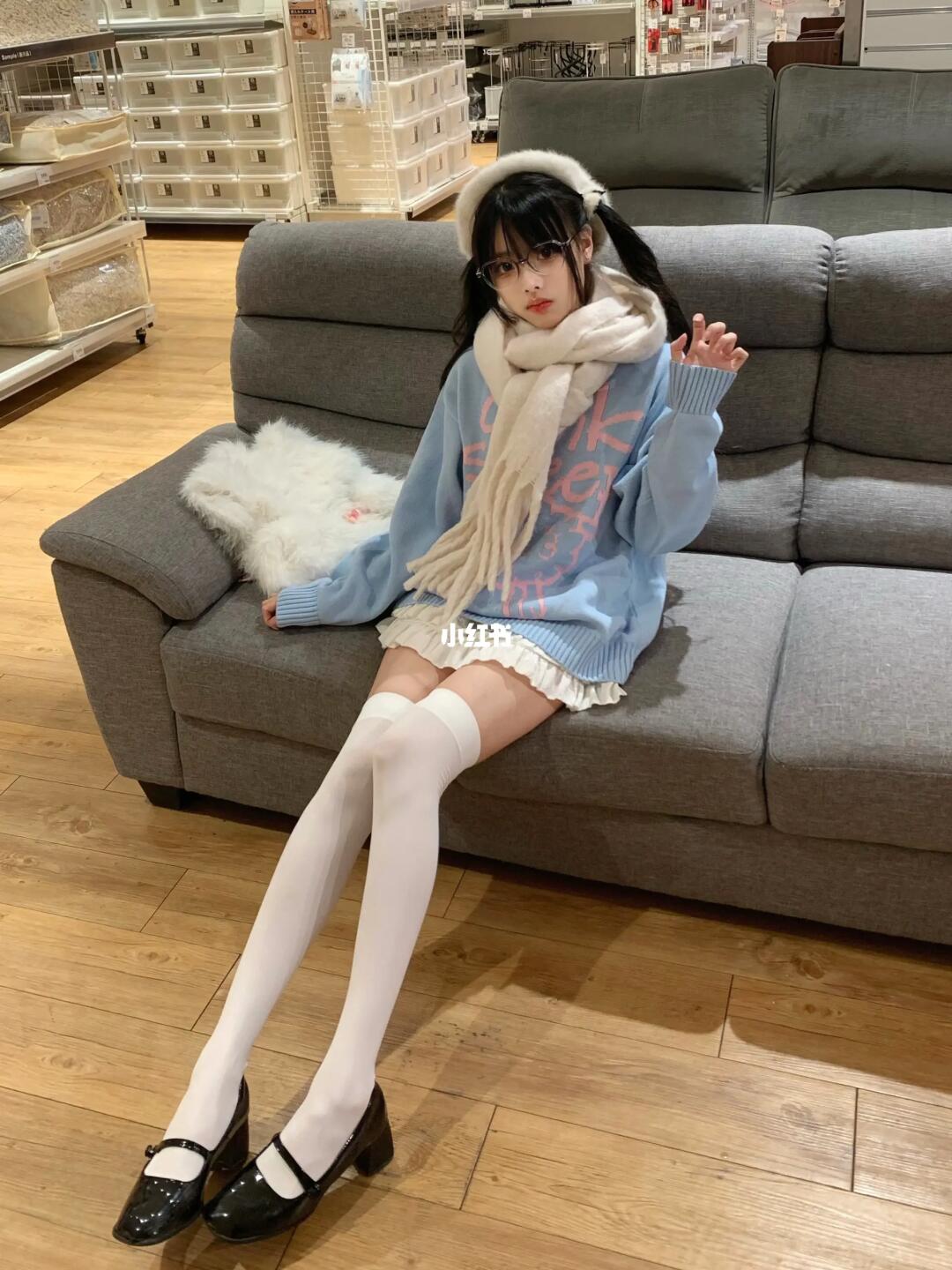 ˖🧂⁺⑅冬日毛茸茸 好像一个小雪人˖