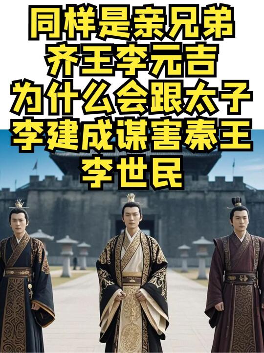 玄武门之变：李元吉为何会与李建成刺李世民