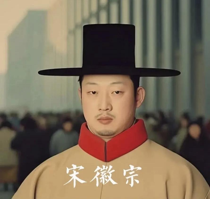 用AI还原赵佶和赵构的画像
