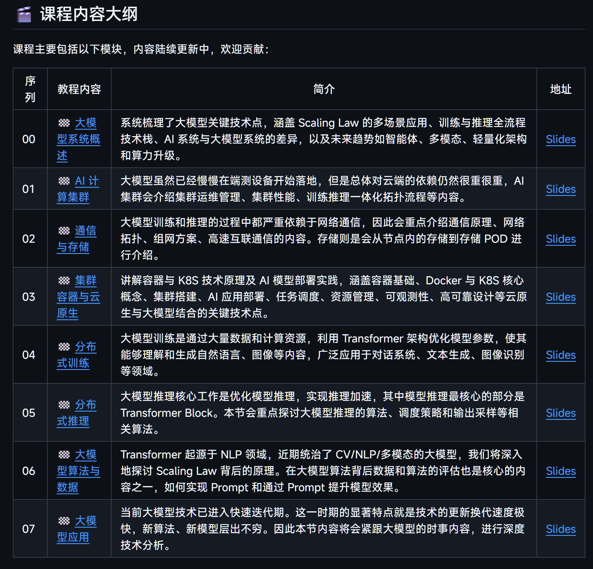 最近AI Infra相关的岗位很火，可以看看这个教程地址：github.com/