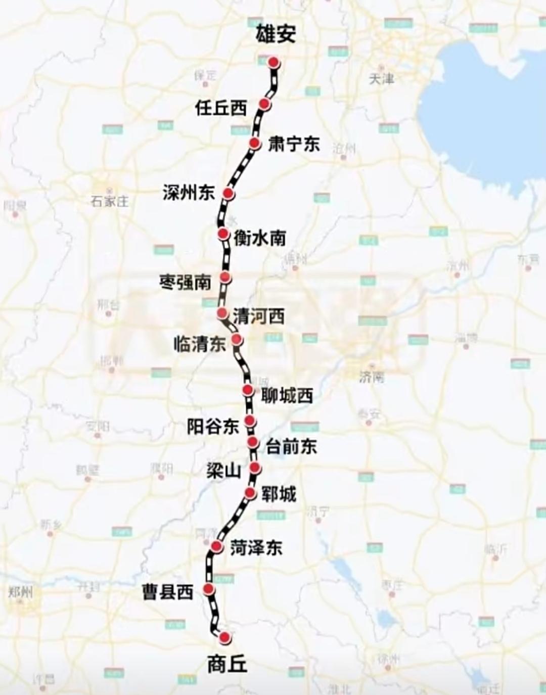 雄商、济滨高铁年内双线通车，山东高铁里程将破3400公里。眼下6条、1340公里