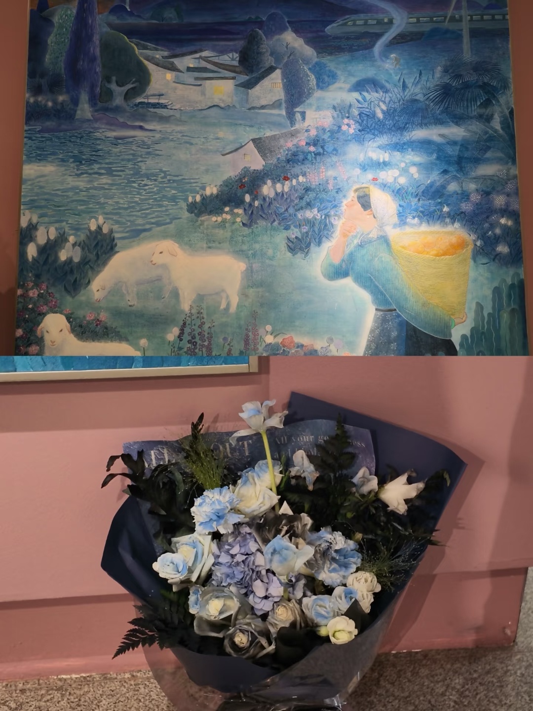 美院的同学都好会送花