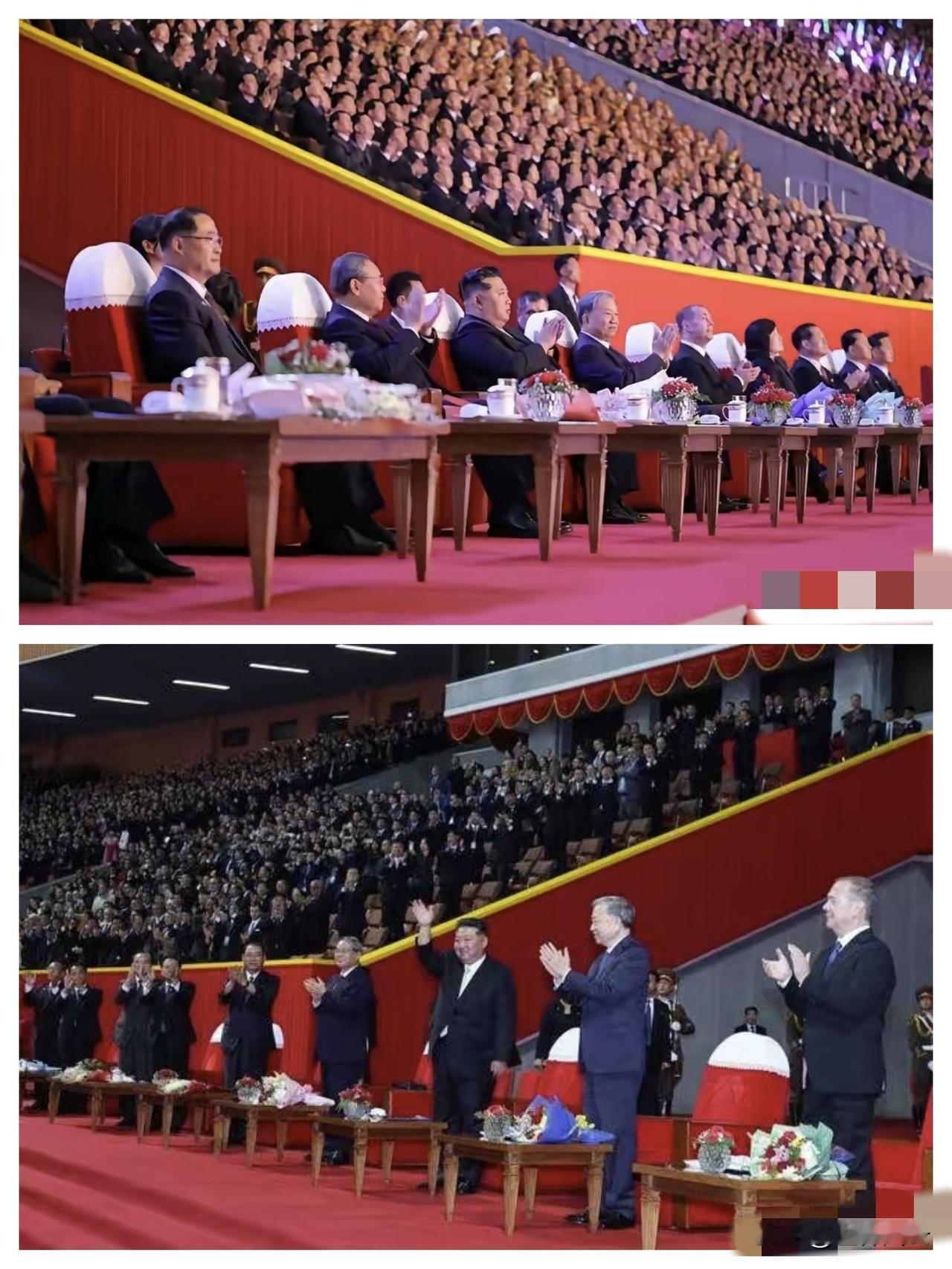 特报特报！
朝鲜🇰🇵建党庆祝活动，我国的地位👍！

平壤街头飘荡的旗帜与广