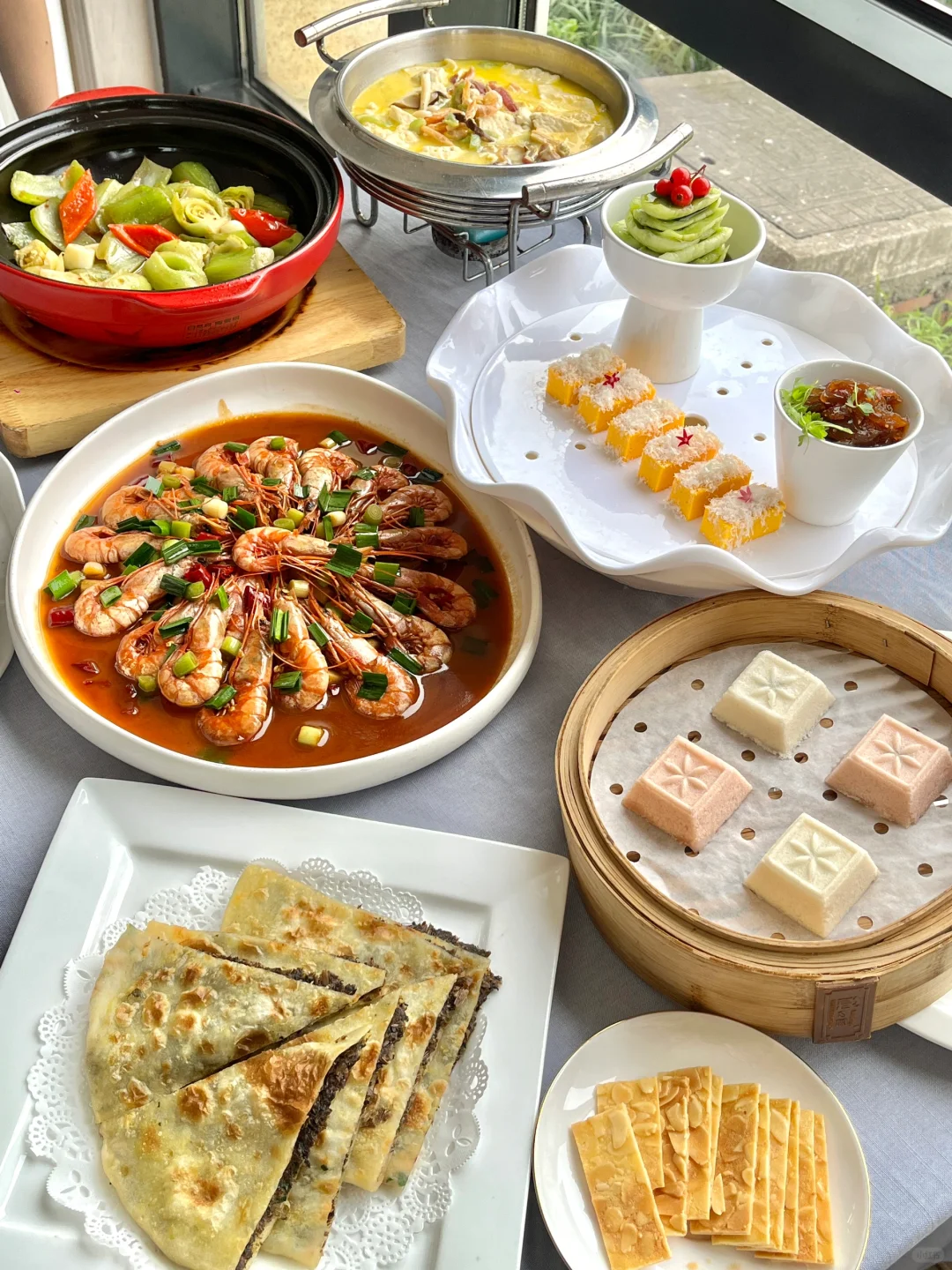 金鸡湖边！湖景餐厅🍴太有氛围感了！
