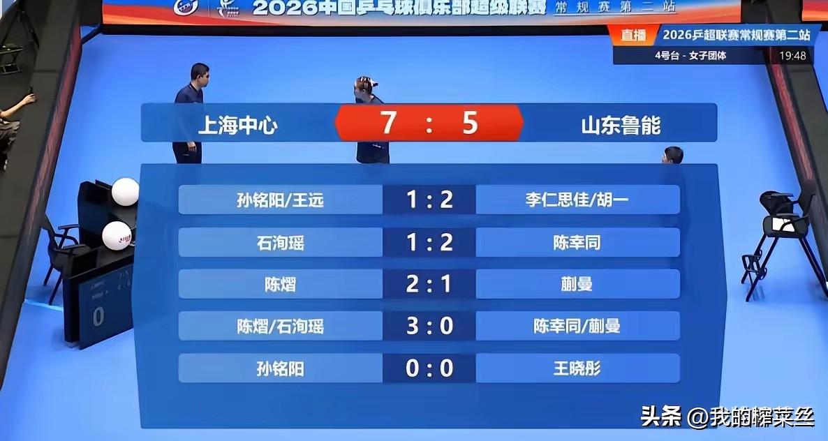 蒯蔓突然放弃了后面的双打，
蒯蔓第三盘1:2输给了陈熠，
第四盘的双打直接弃赛了