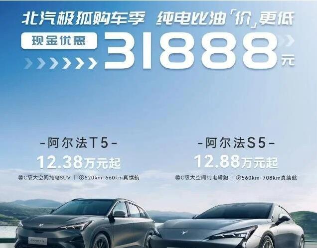 【极狐8月新一轮优惠】
购买极狐阿尔法T5、极狐 阿尔法S5限时抢6888元消费