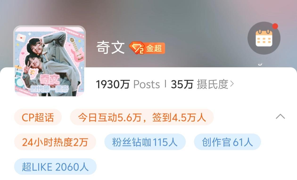 奇文超话35万粉了[赢牛奶] ​​​