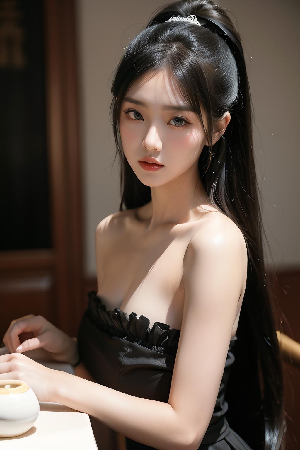 清纯甜美 极品身材 肤白貌美 美出高级感 甜美女孩