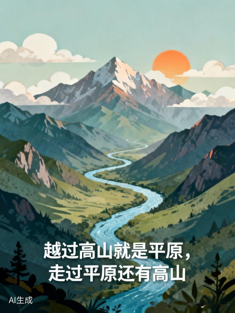 ，一时的低谷，是登上山巅的助力，是登顶的起跑线。