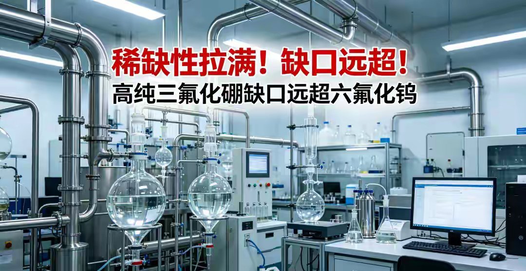 稀缺性拉满高纯三氟化硼缺口远超六氟化钨这条特气赛道被严重低估稀缺性拉满！高纯三氟