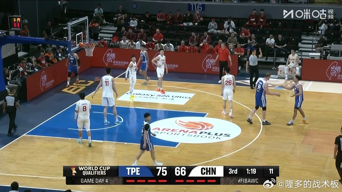 情况不妙。。中国男篮vs中国台北男篮