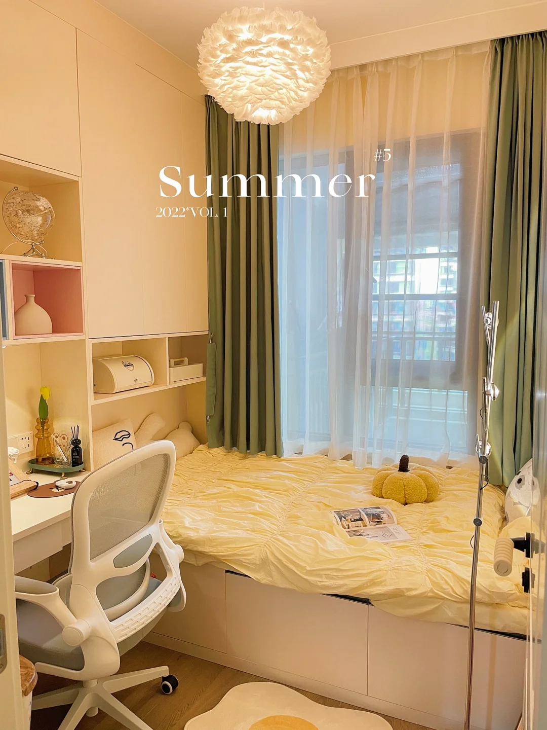 没想到这5平米的卧室，竟然是我的梦中情房🌷