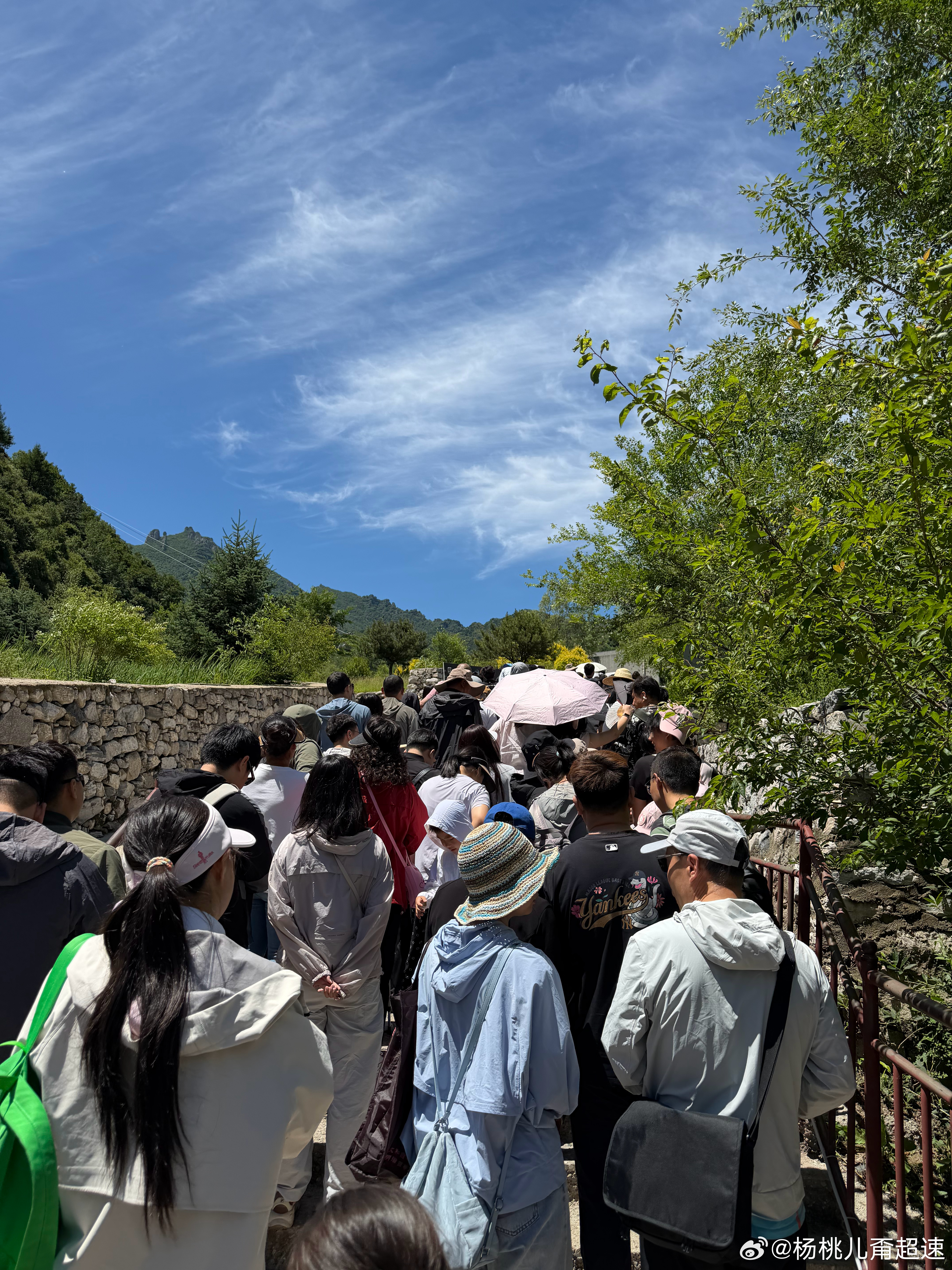 白石山  索道恐怖如斯白石山