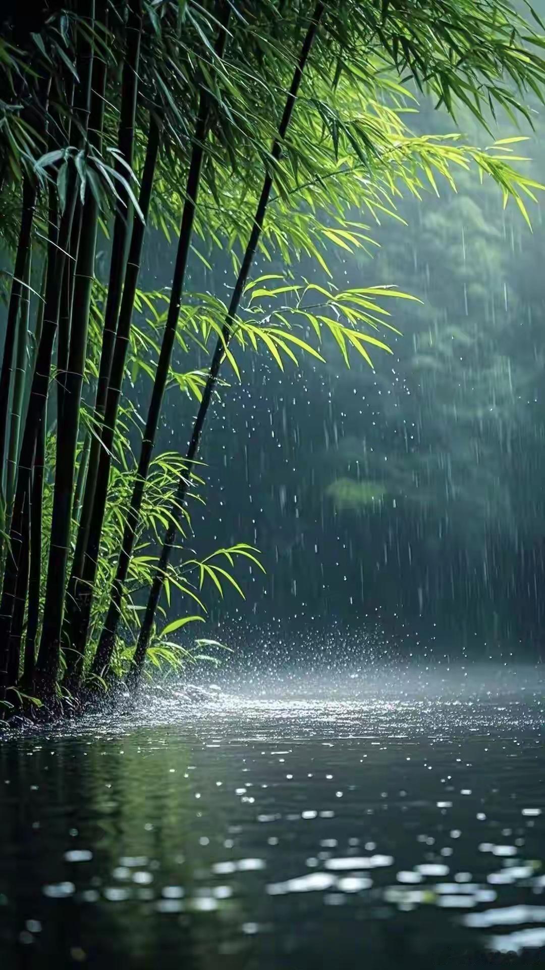 偷得浮生半日闲，且听竹林细雨声～ 