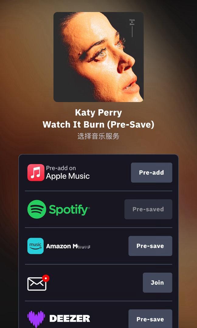 Katycats们预存起来 网页链接KatyPerry