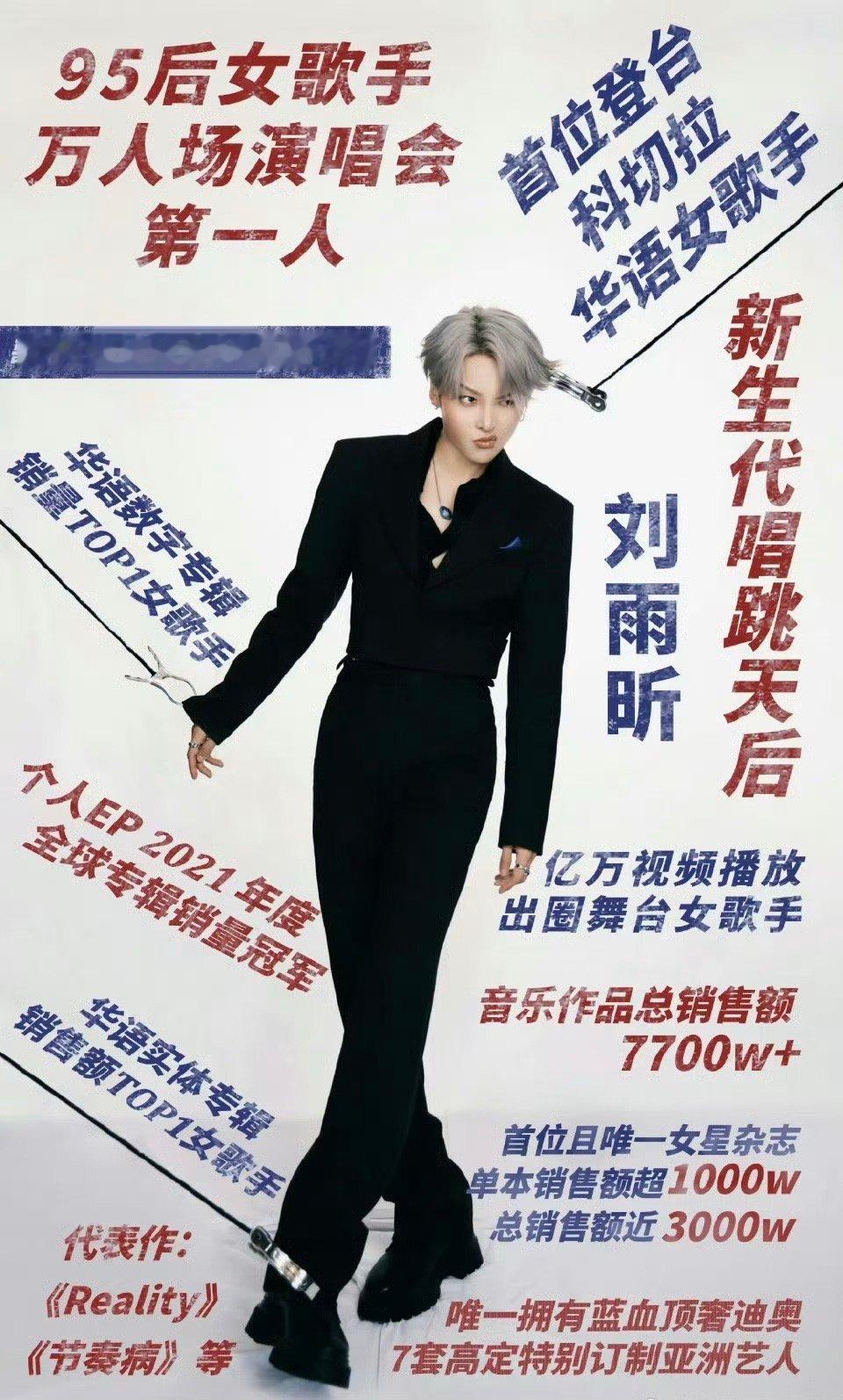 刘雨昕开了四场万人巡演，把非遗带上科切拉，她现在被称为“新生代唱跳天后”，你觉得