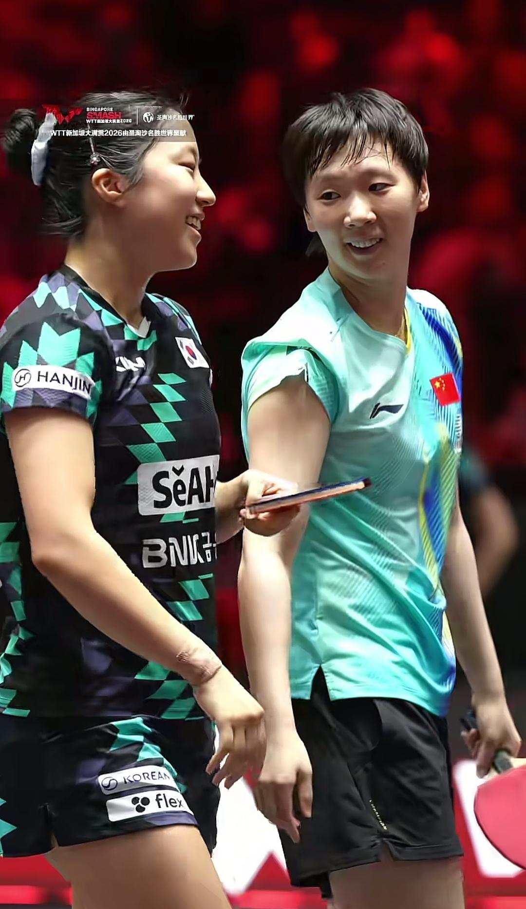 新加坡大满贯王曼昱
比分3:1打败申裕斌
网友:申裕斌，你的王大墙来了。王曼昱首