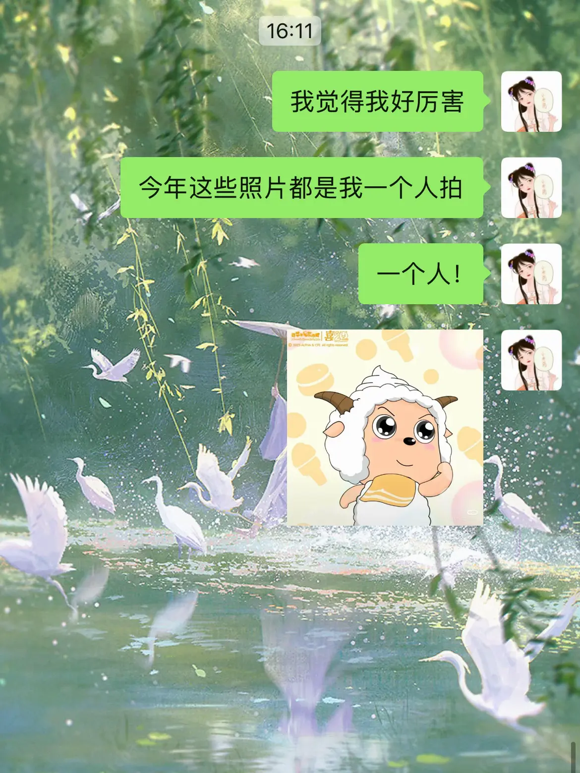 坚强的小羊要继续拍好多图！