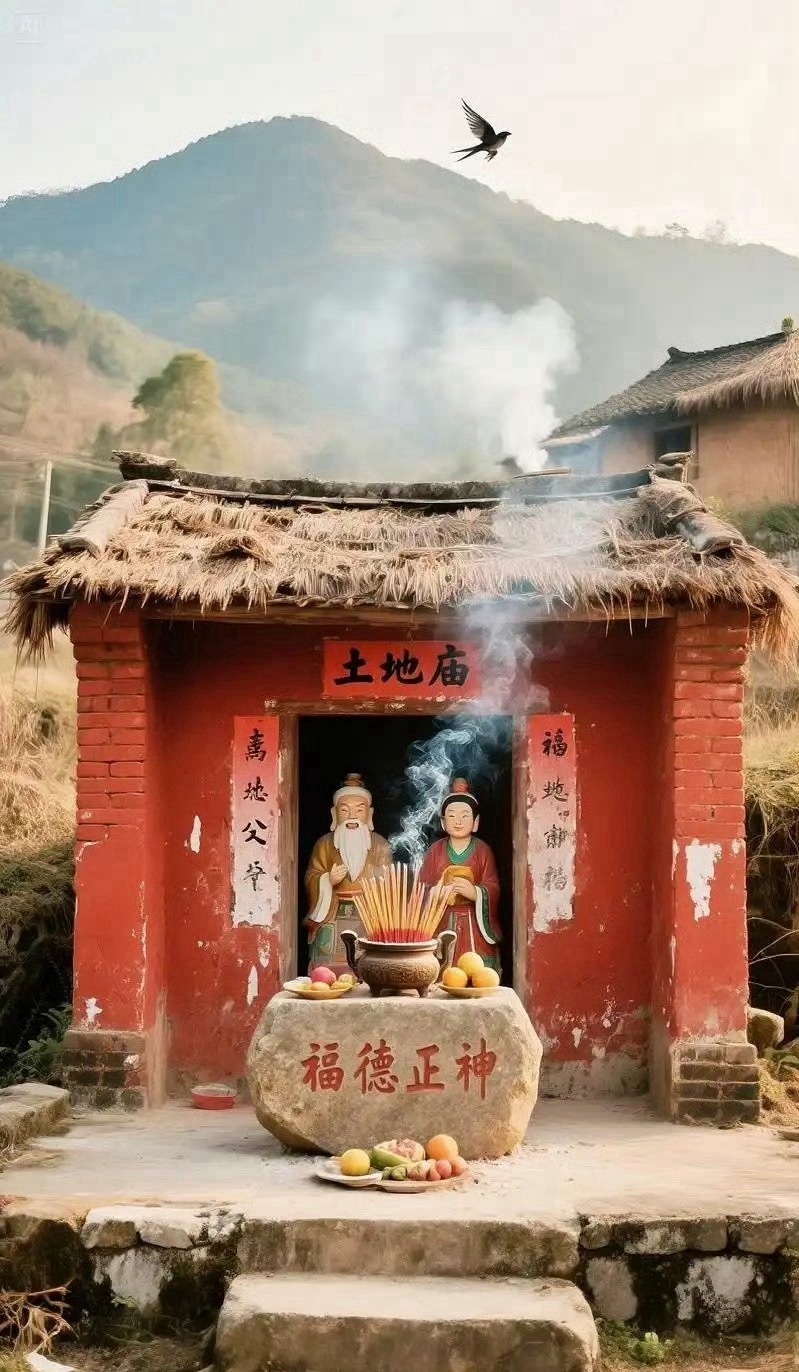 老一辈人说了，遇到土地公土地婆一定要许愿，真的很灵的 