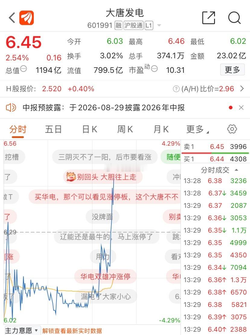 午后电力强势拉涨，加把劲