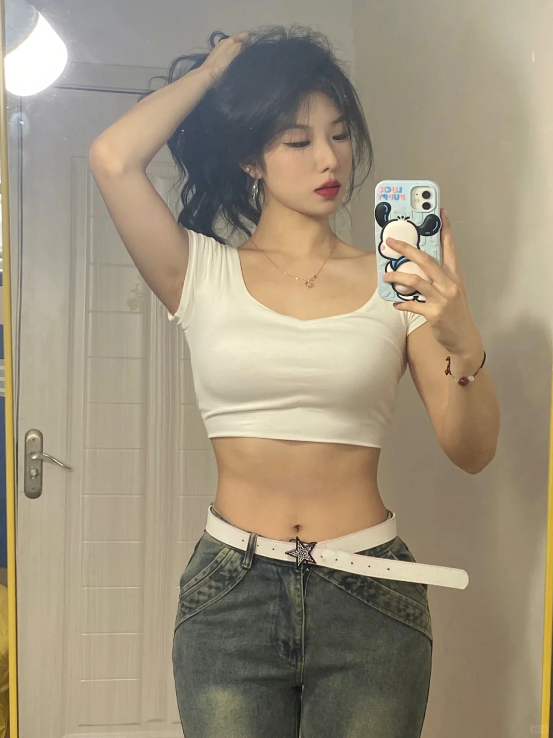 控糖+内调一年，这样的腰臀比是姐应得的！