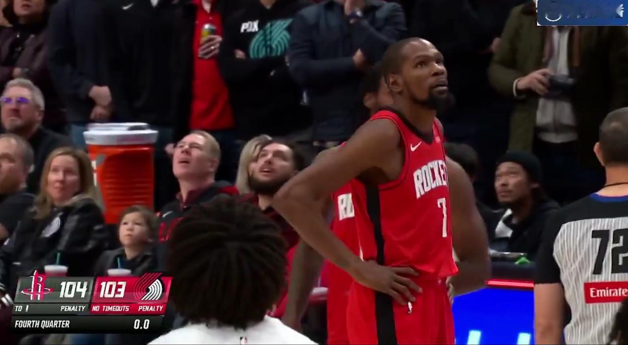 火箭队今天要变阵止连败！前天输给开拓者队太可惜了，由于杜兰特的绝杀失败，最后以一