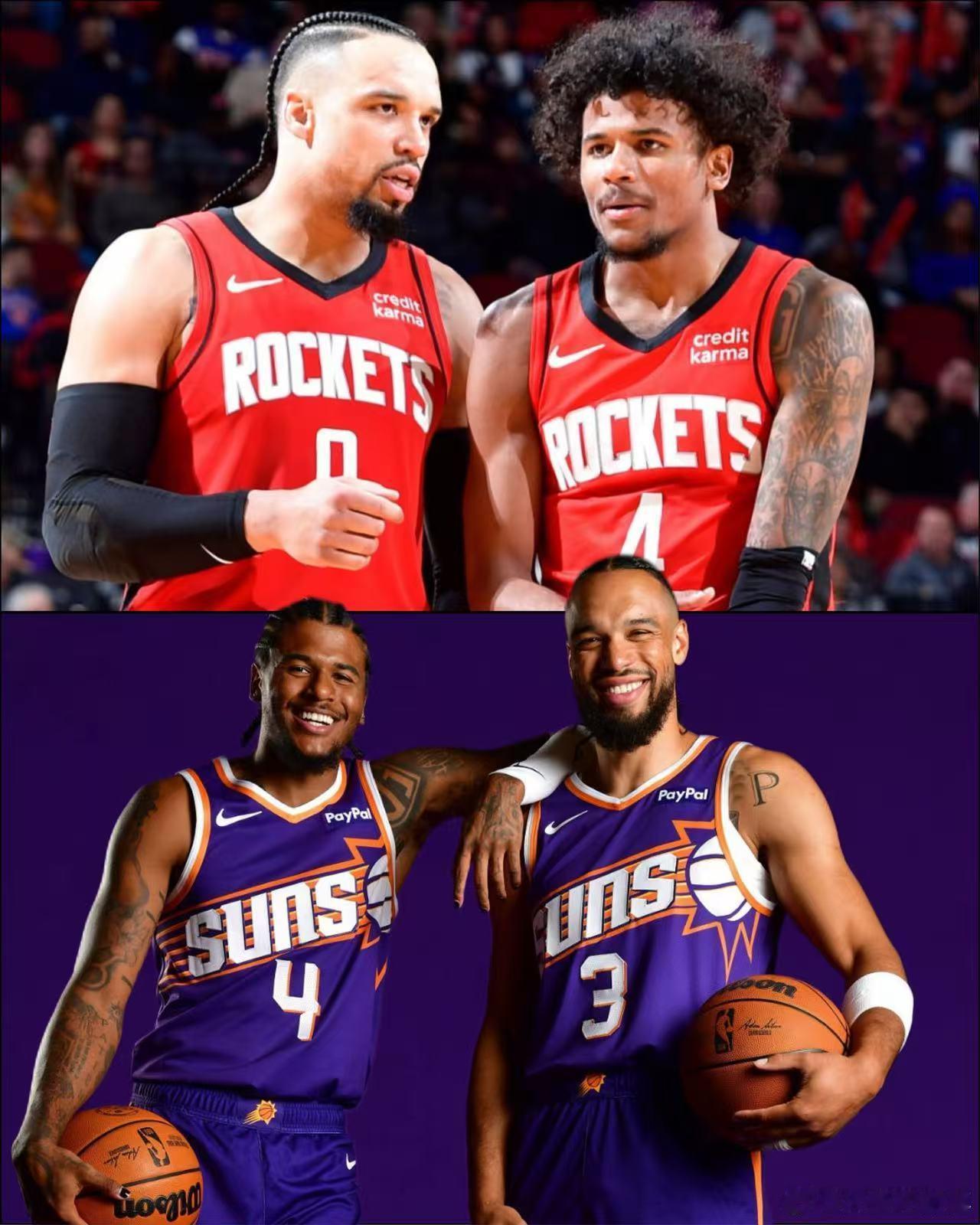 狄龙布鲁克斯和杰伦·格林（不上场）自从被交易后。明天首次回到火箭主场谁能赢？？休