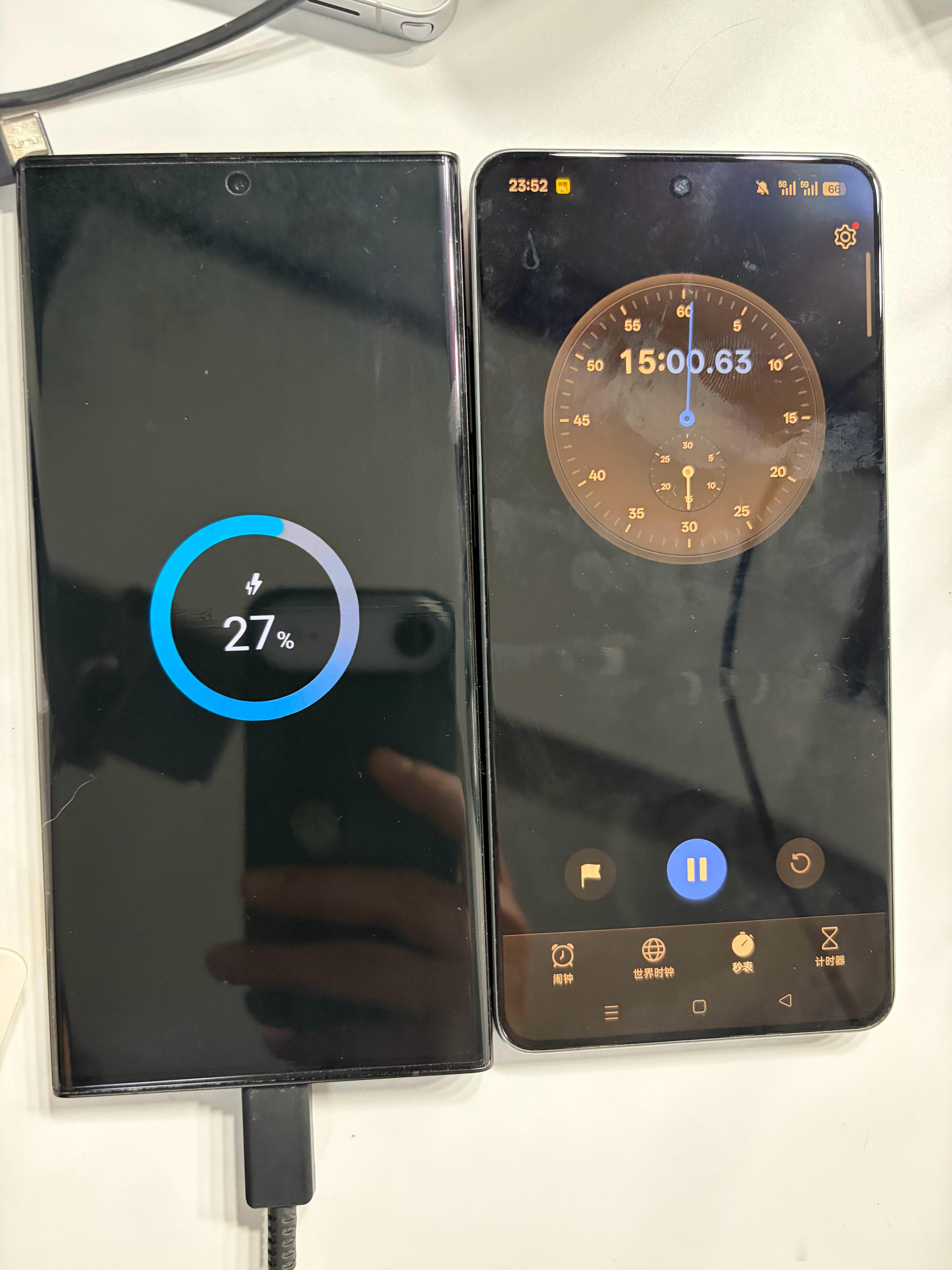 兼容三星快充协议15分钟0%电量关机充【空调25度】23U 激发45W，15分钟