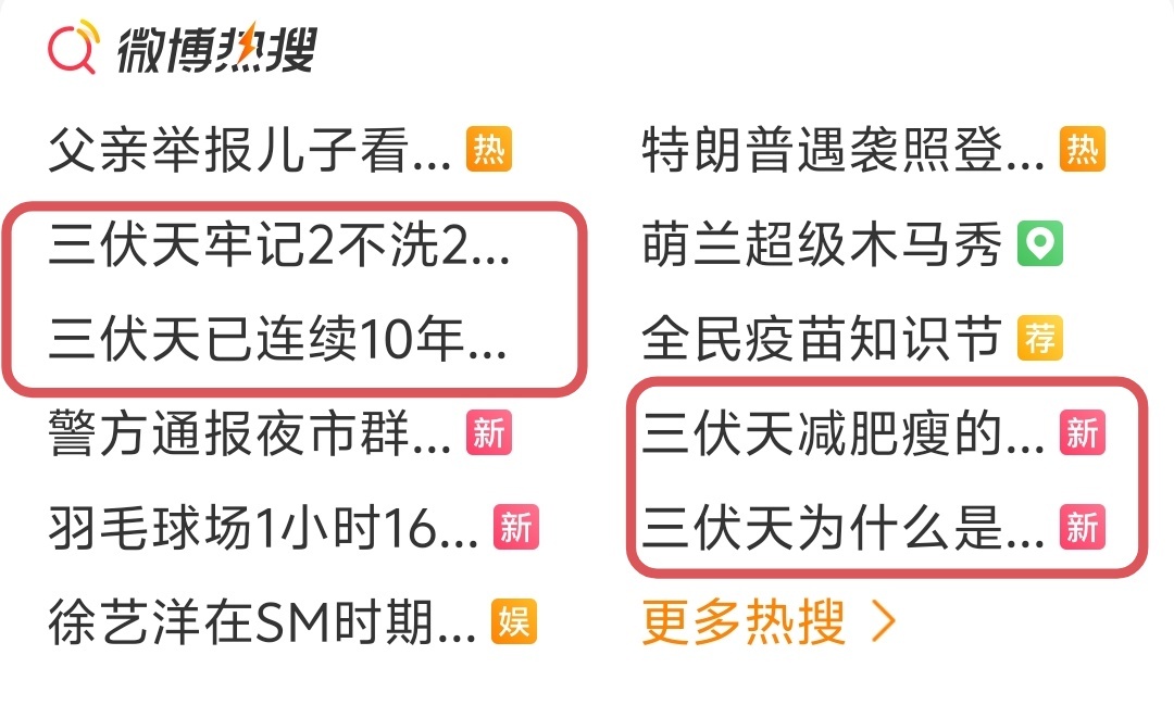 三伏天咋了？突然就… ​​​