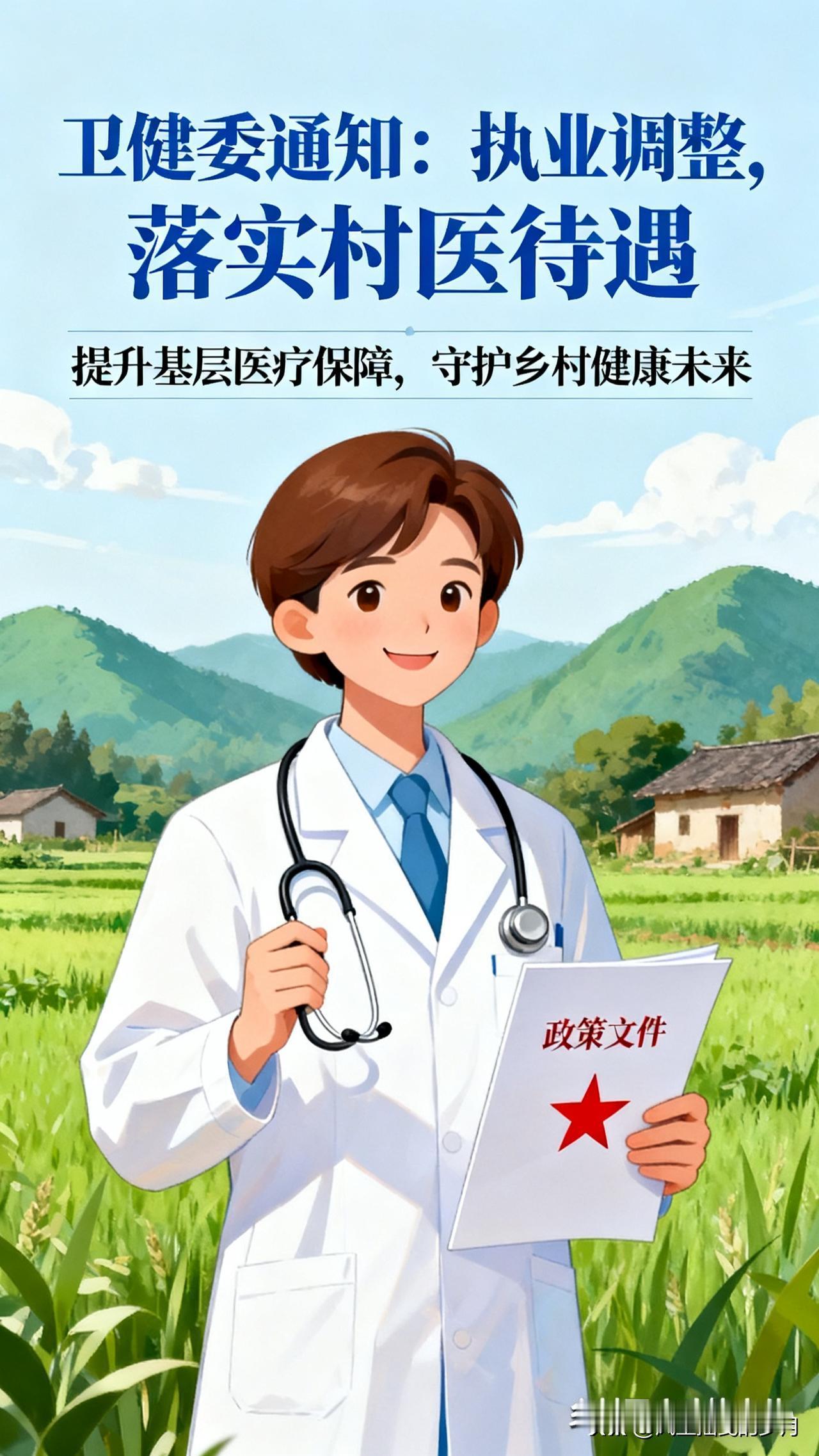 执业重塑强根基 待遇保障暖乡医——卫健委新政为乡村医疗注入强心剂
 
乡村医生是