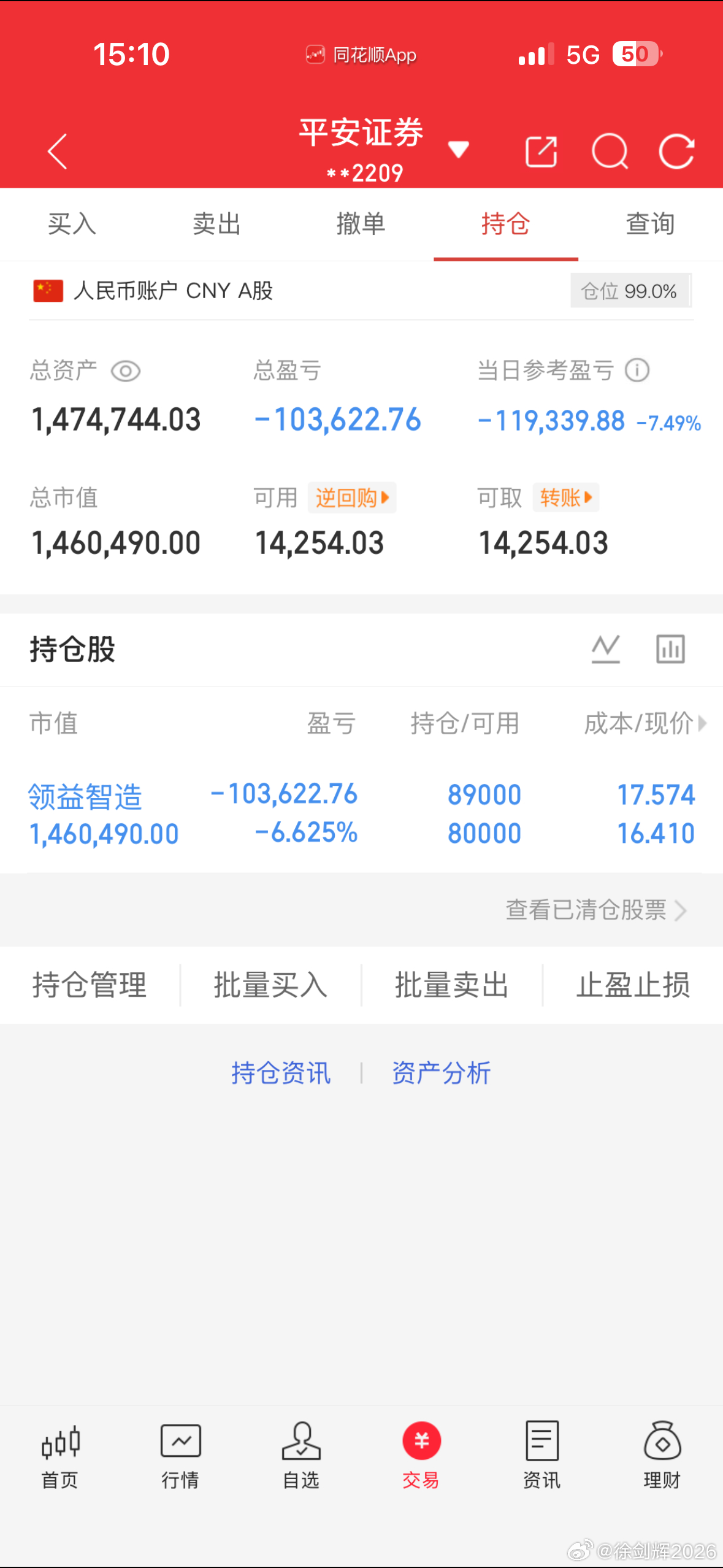 6月26日收盘记立贴为证纳入100w本挑战一年翻5倍（第 17  天）！我会每天