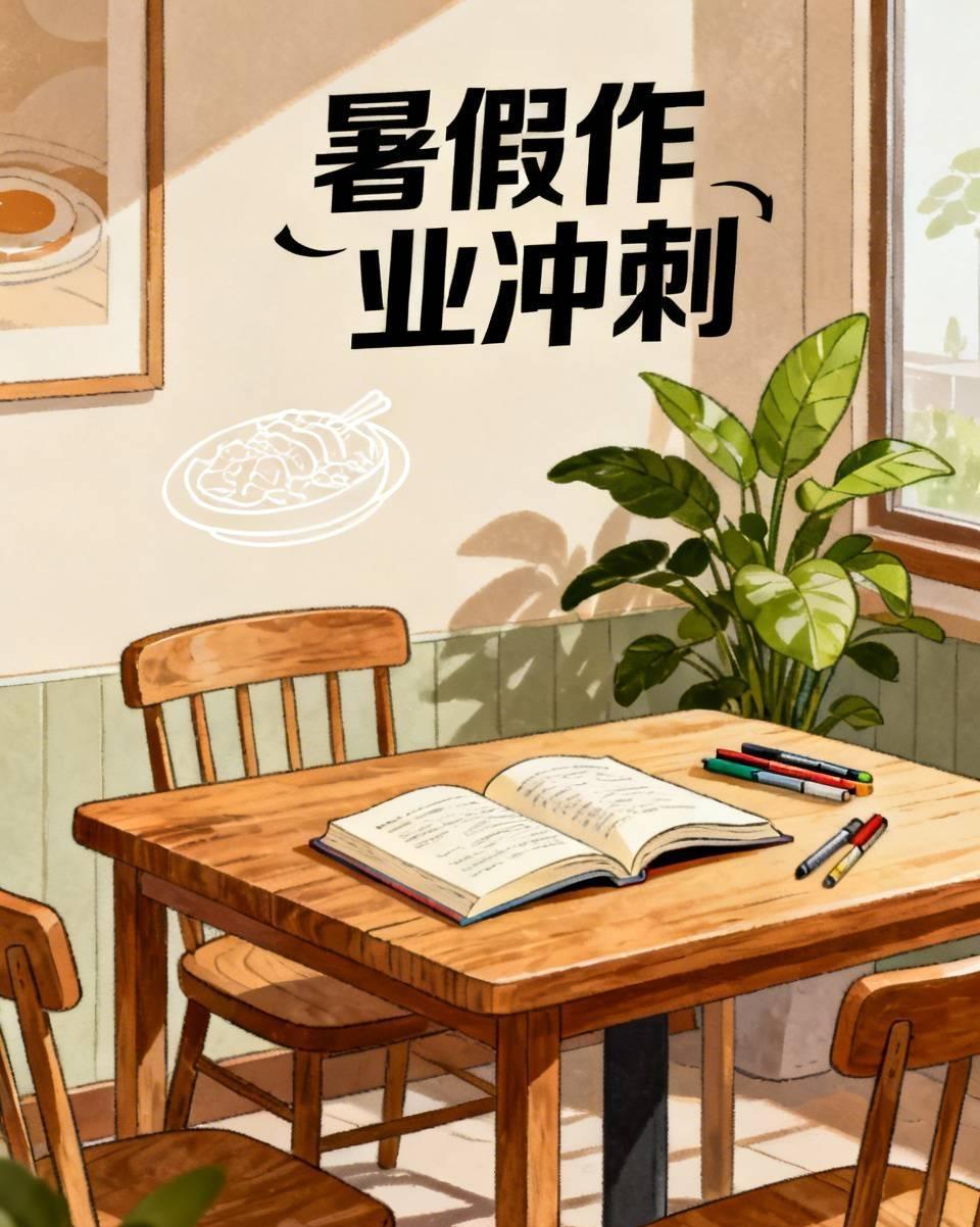 马上就要开学了，是不是每家都有暑假作业没写完，这两天正疯狂赶工的孩子？这不，今天