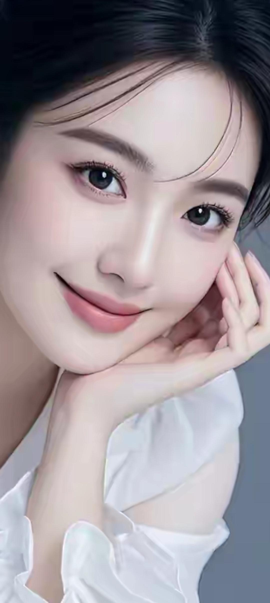 温柔甜美的微笑，让人心动的少女感