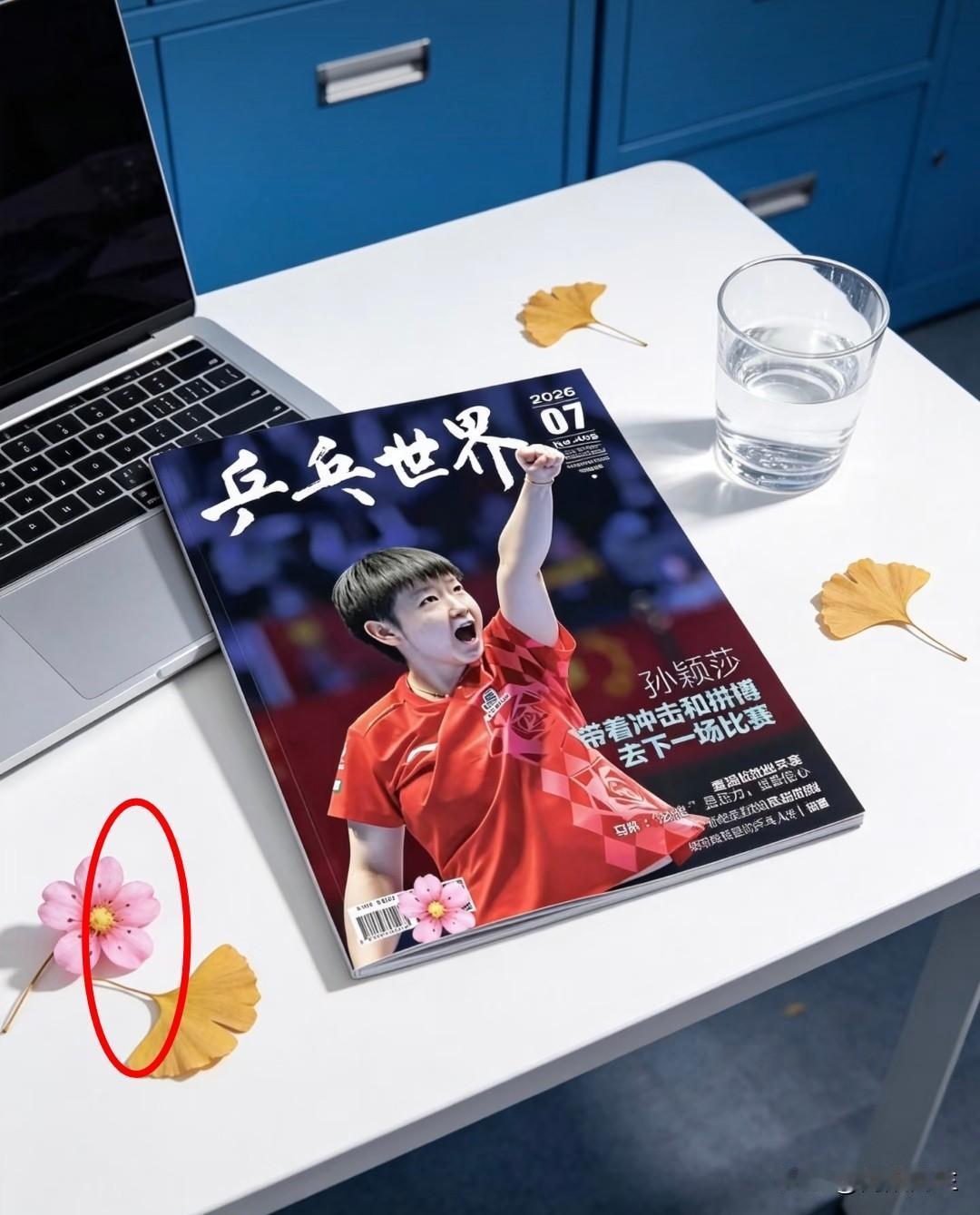 最新七月刊《乒乓世界》封面，
孙颖莎这张照片气质拿捏得恰到好处！

专访内容格外