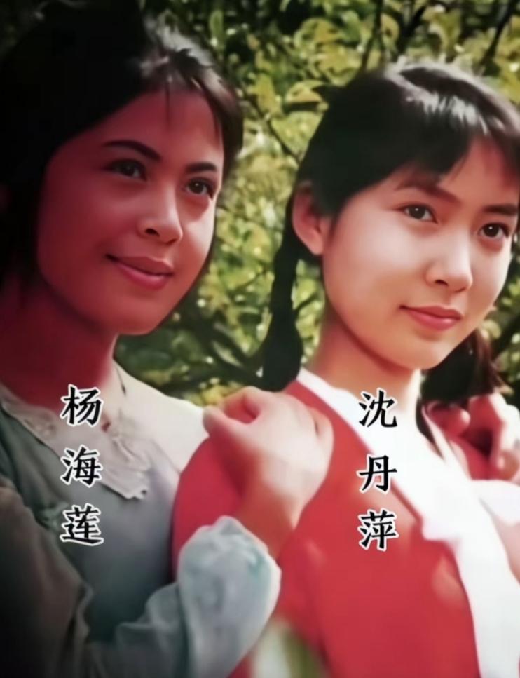 很多人说沈丹萍从年轻时就长得很土，一点都不好看。可她在我眼里长得非常的清纯脱俗，