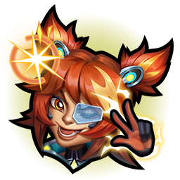 LOL手游泽丽，格温表情（不太聪明的样子，阿巴阿巴）