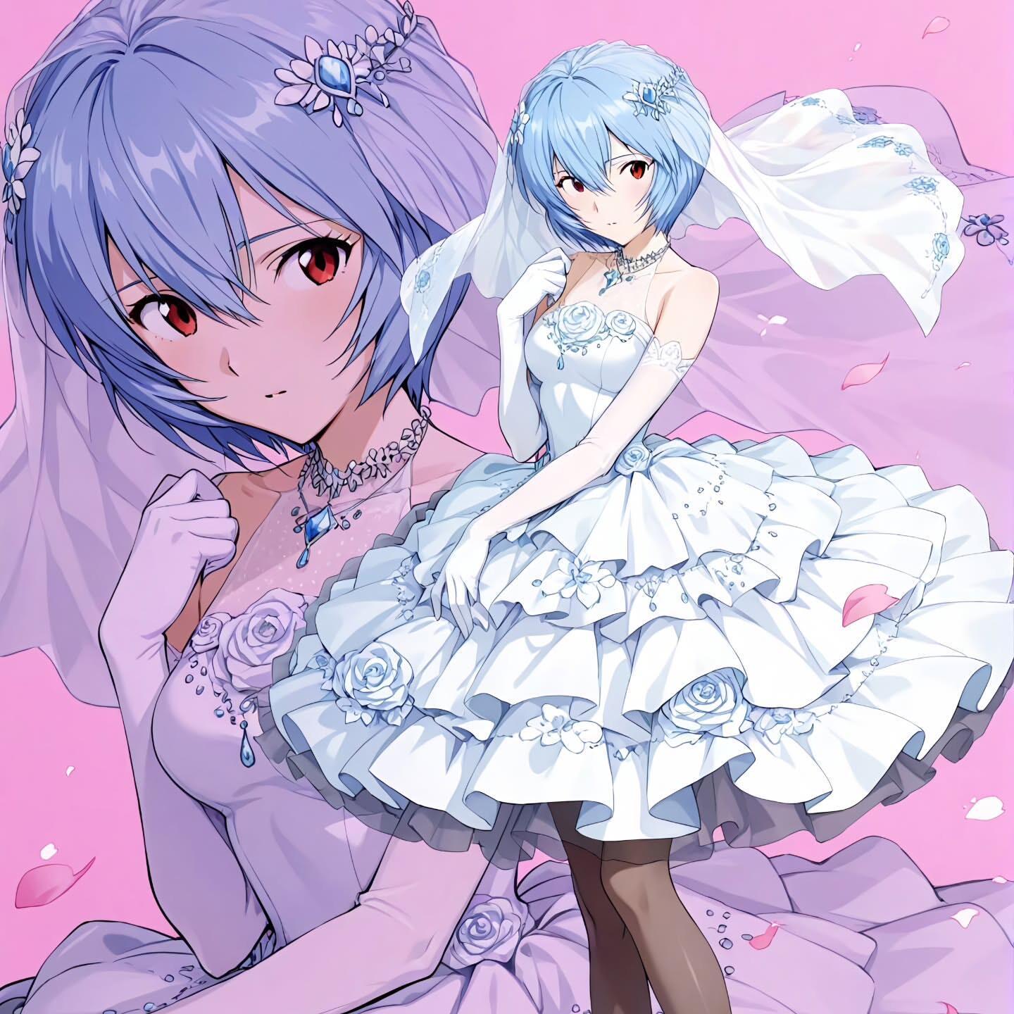 新世纪福音战士eva 婚纱礼服动漫动漫壁纸动漫推荐 ​​​