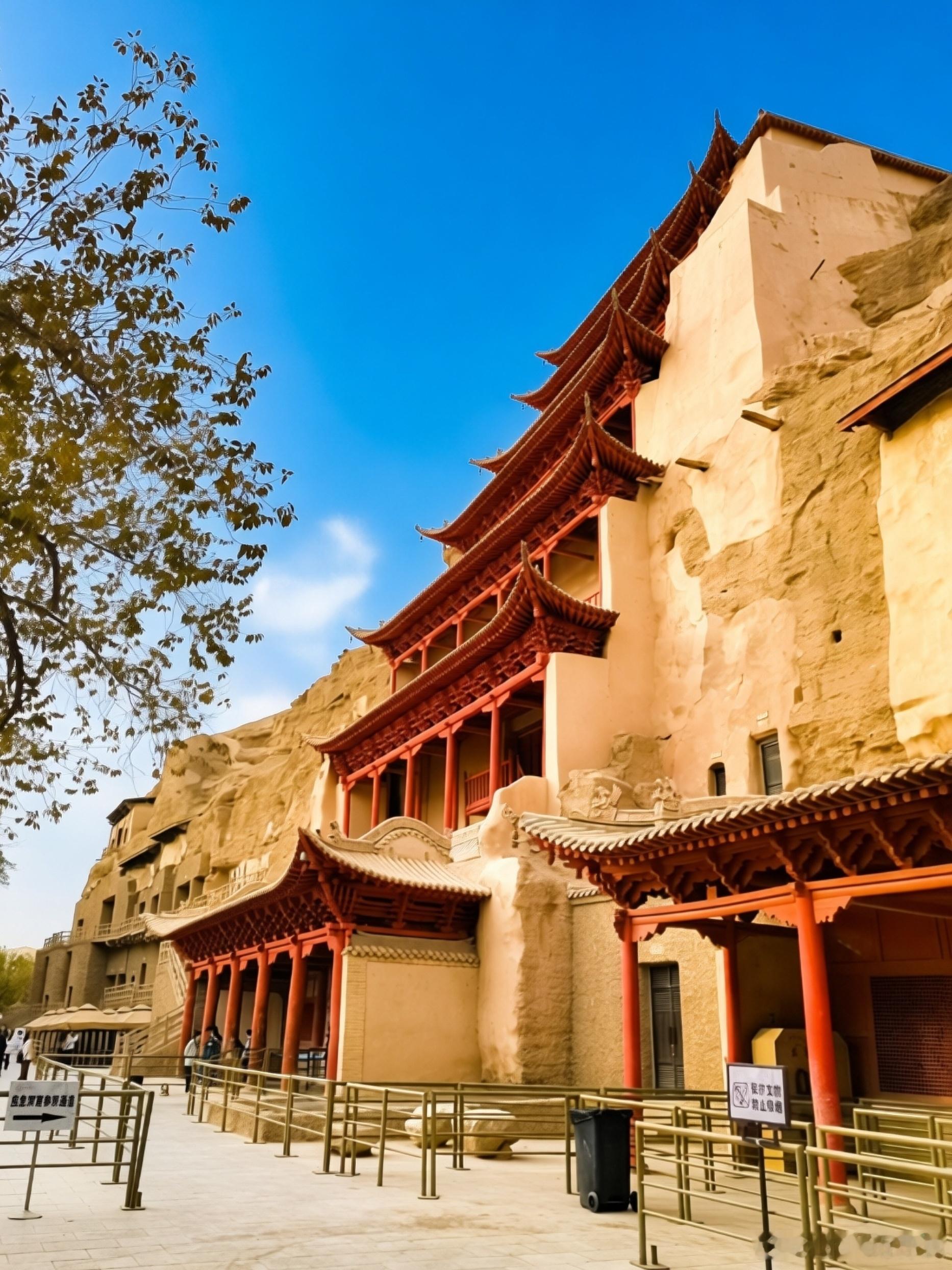 沪上青年绽彩敦煌志愿服务【大漠传声 沪上青年服务莫高窟】一批沪上青年志愿者远赴敦
