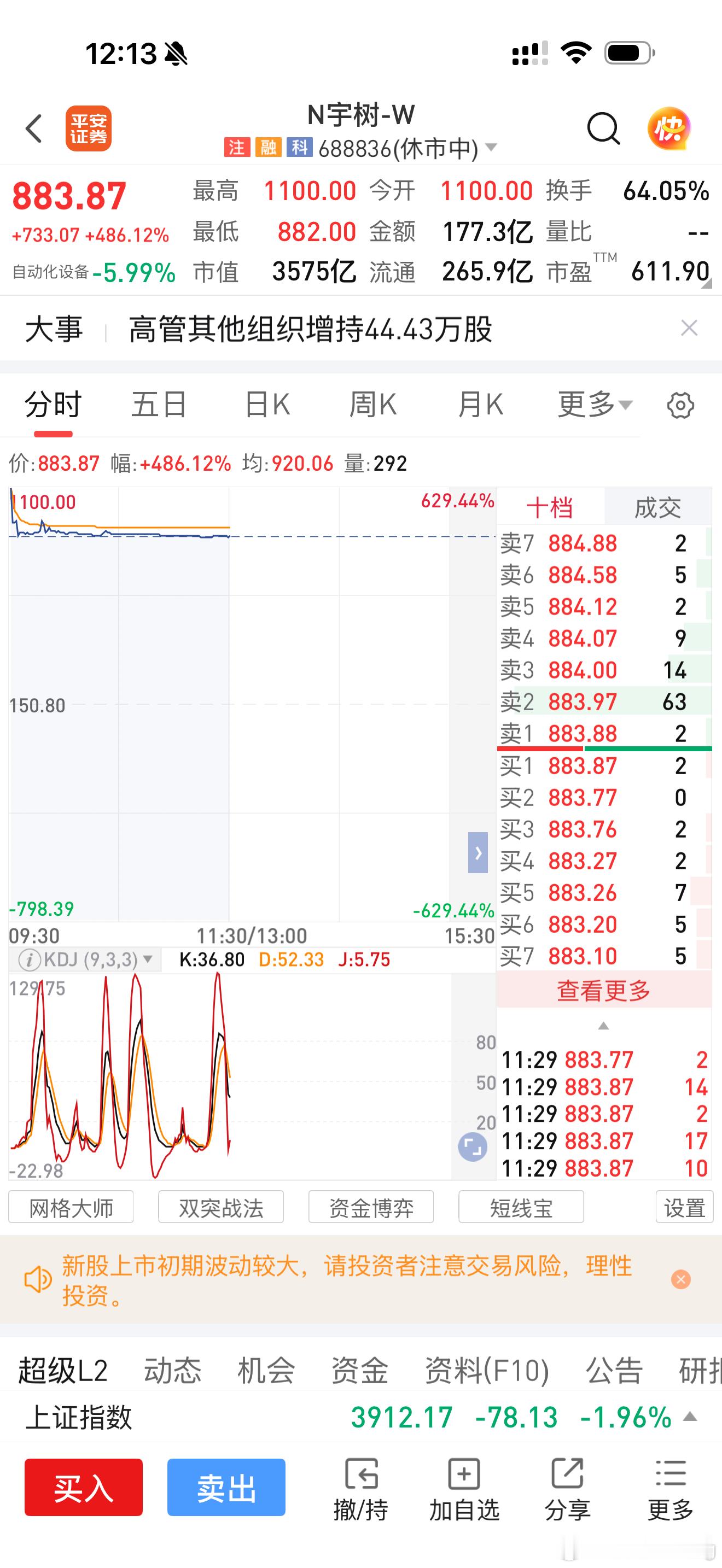 之前还有人说宇树会破发…现在这个日子口，破发是不可能的…就是大盘再跌几天也不会破
